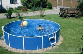 Круглий дитячий басейн