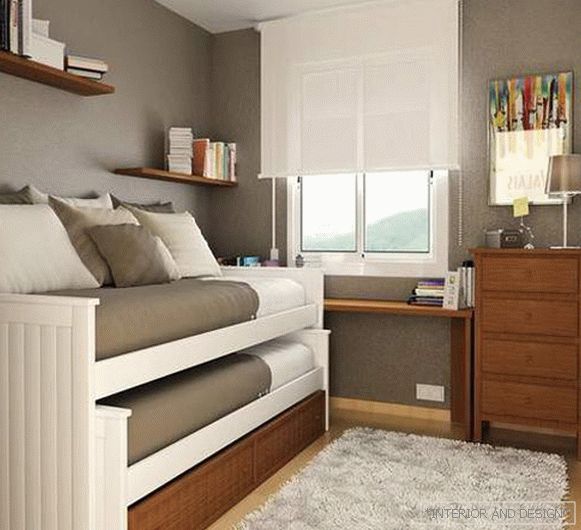 Дизайн маленькой спальни 24