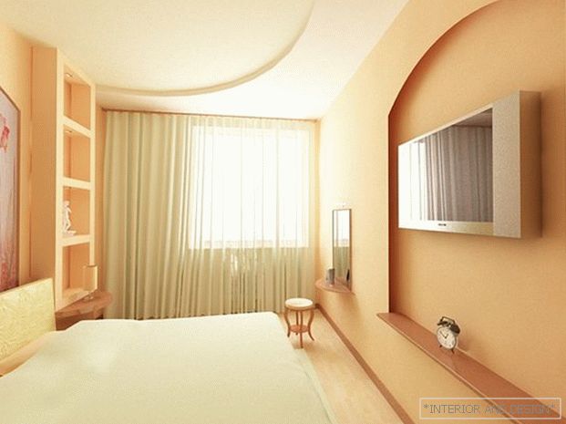 Дизайн спальни маленького размера 17