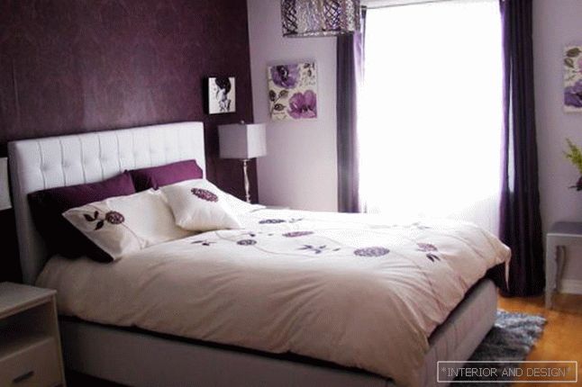 Спальня в рожевих і фіолетових відтінках - фото 3