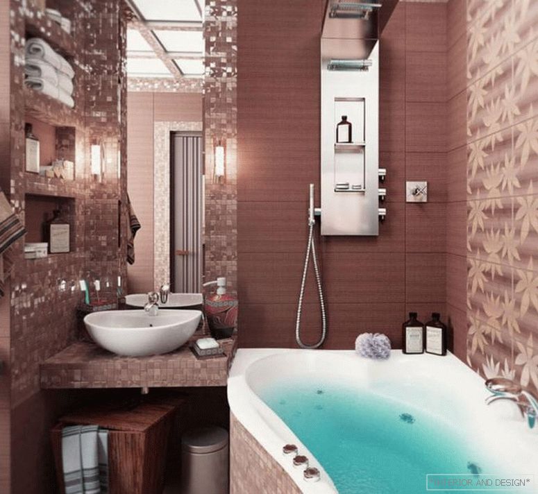 Красива ванна кімната в типовому будинку