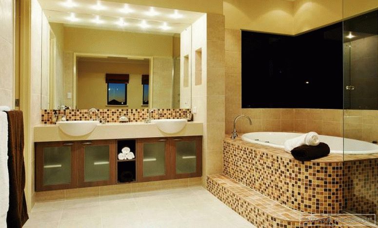 Фото сучасного інтер'єру ванної кімнати