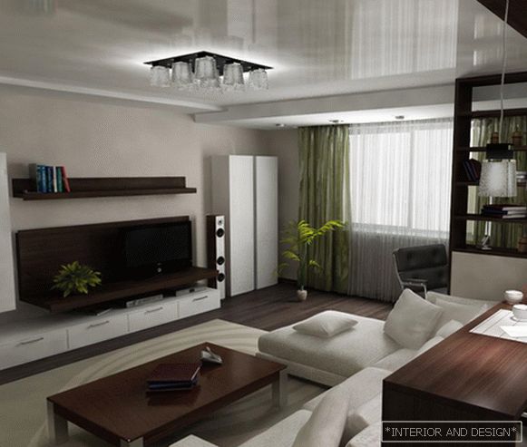 Меблі для вітальні в сучасному стилі (мінімалізм) - 5