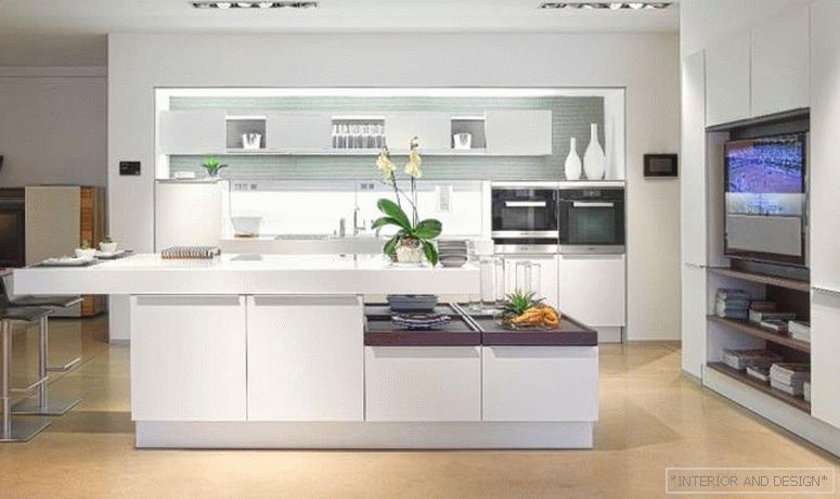 Дизайн білої кухні 7