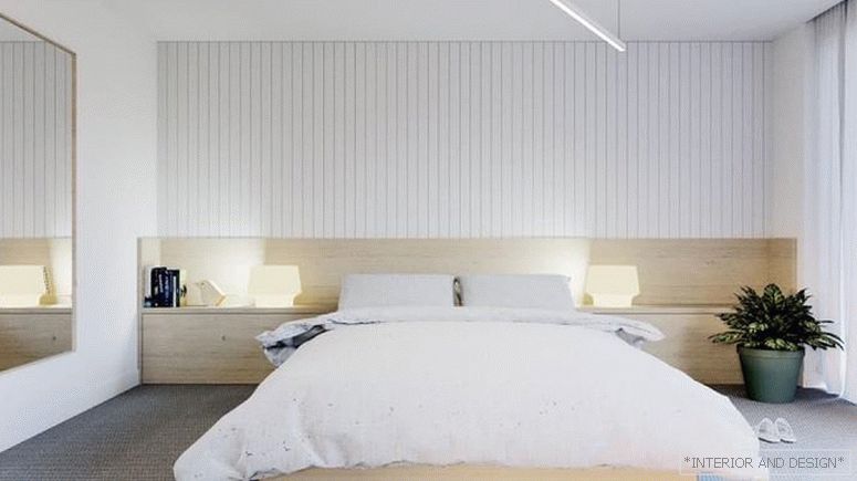 Штори для спальні в стилі мінімалізм 1